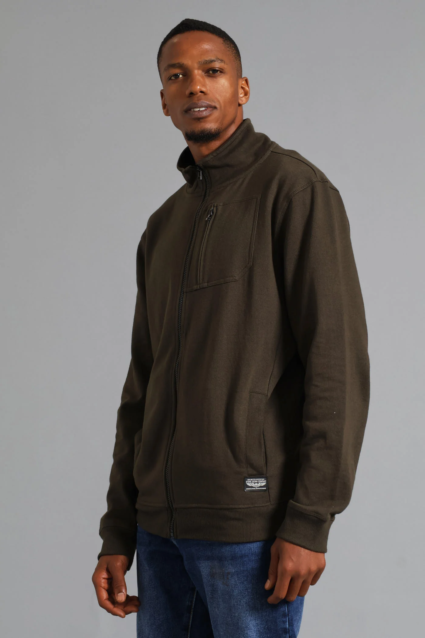 Zip Through Top - Fatigue - Image 3