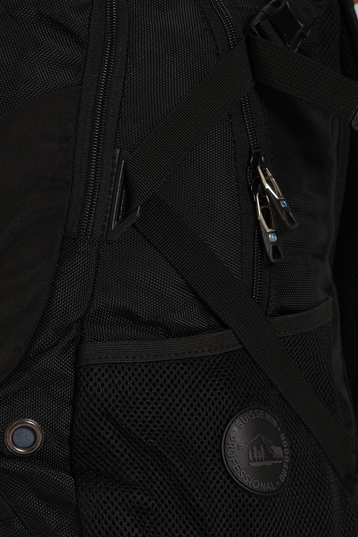 Zipped Backpack - Black - Image 4