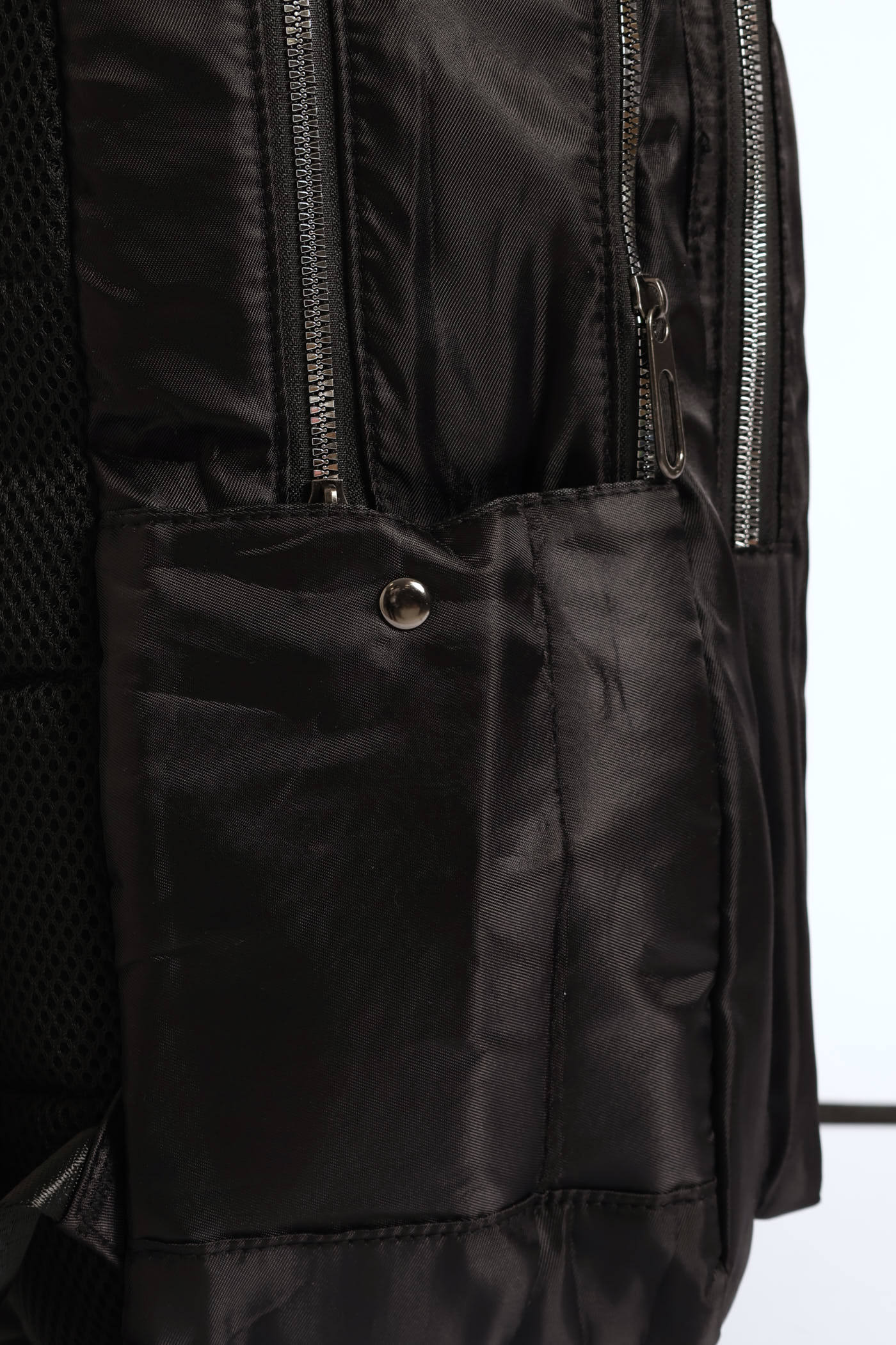 Zipped Backpack - Black - Image 9