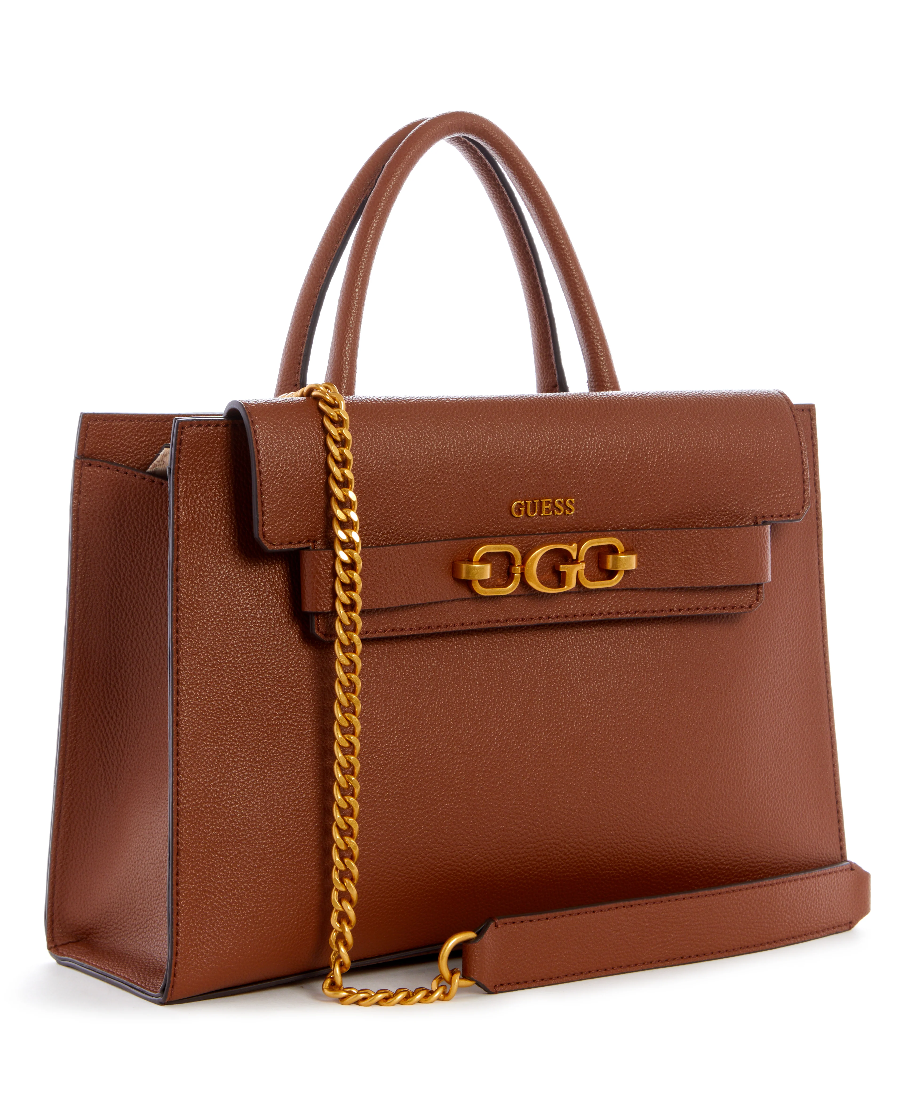 Zira High Society Satchel Bag - Cognac - Image 3