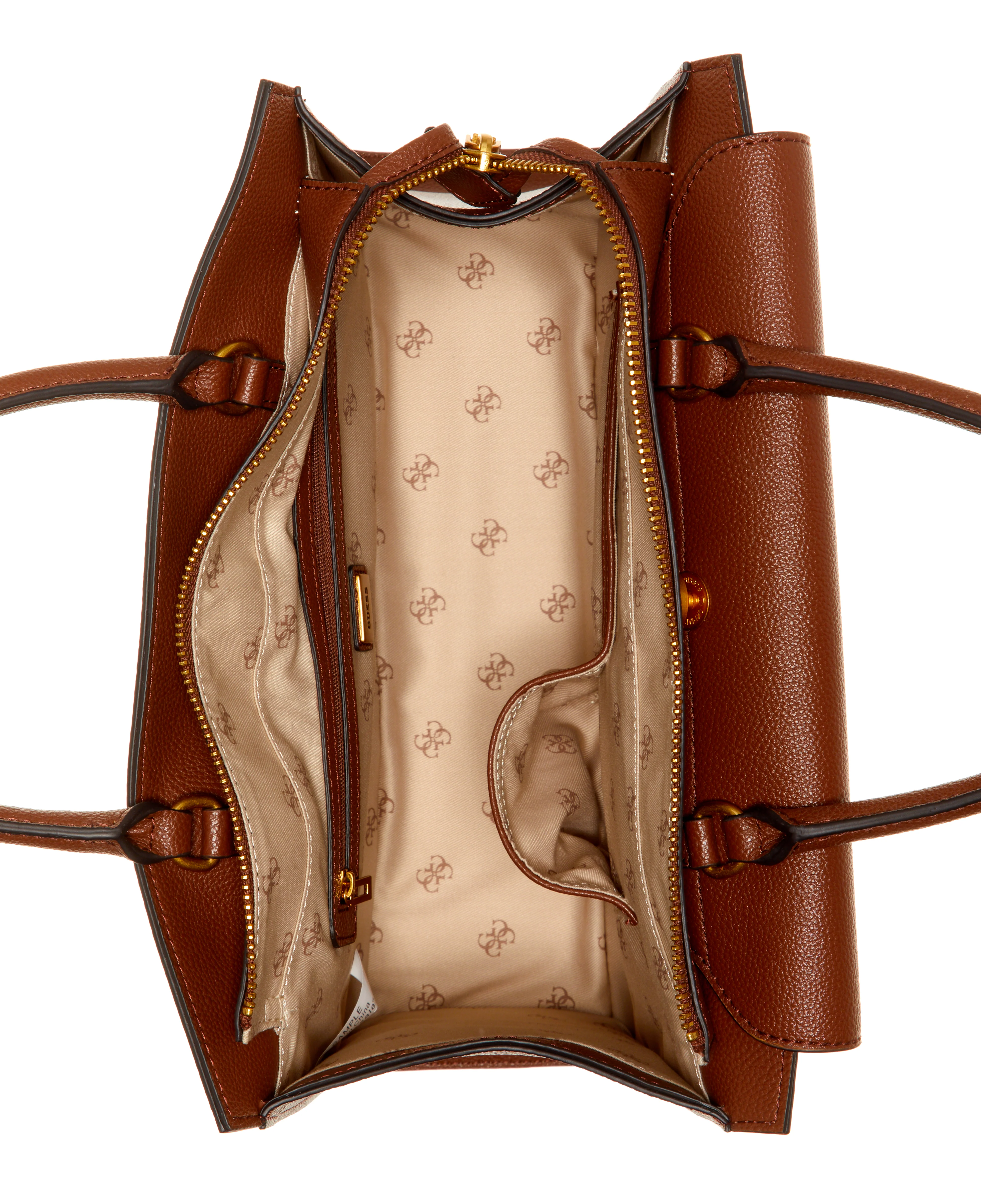 Zira High Society Satchel Bag - Cognac - Image 4