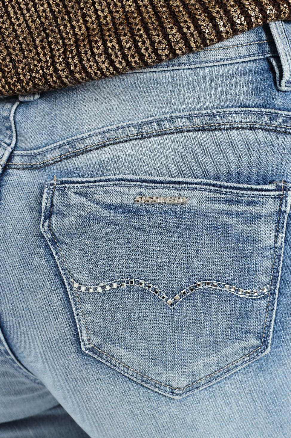 Zoey Mid-Waist Basic Skinny Denim - Light Wash - Image 10